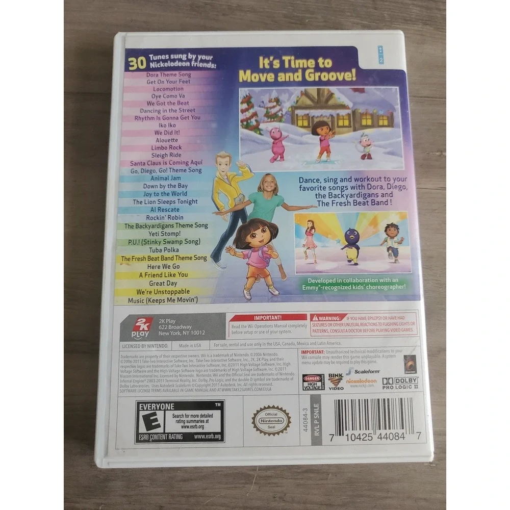 Nickelodeon Dance (Nintendo Wii, 2011)